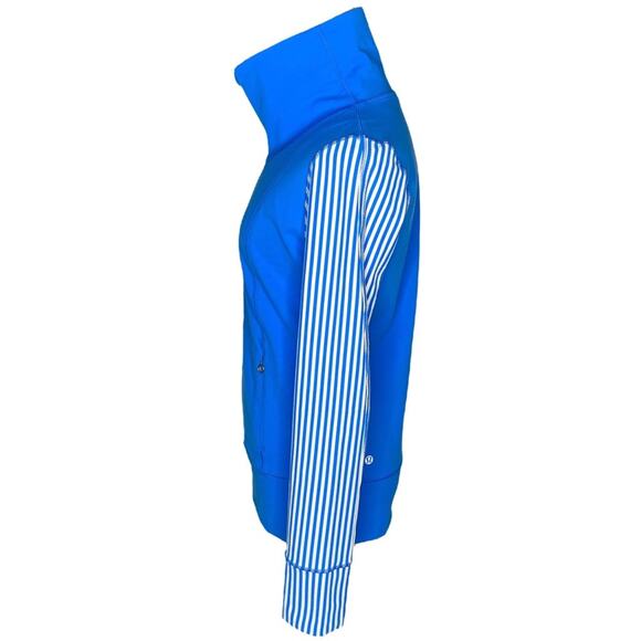 Lululemon Daily Yoga Jacket Beaming Blue size 8 - Picture 5 of 14